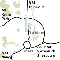 chambre d'hotes Metz plan général